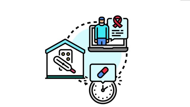 Medical treatment management proactive patient care, health monitoring, online consultation, and timely medication administration for illness prevention and wellness