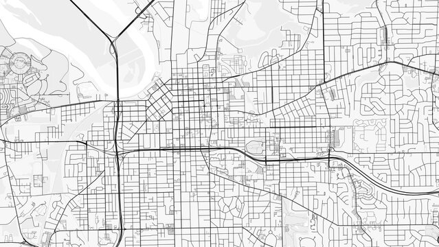 Montgomery City Map. Minimalist black and white line art poster for printing, wallpaper, wall art, and map resources for home and office decor