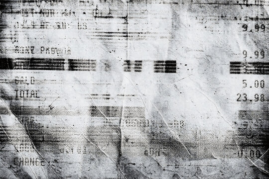 Thermal Receipt Print Noise Texture Overlay