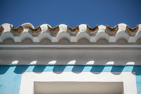 Picturesque details of the historic architecture of Totana, Region of Murcia, Spain