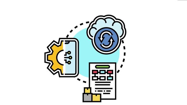 Application logic controlling data flow, system interaction, and processing tasks, core functionalities for efficient software design and digital service implementation