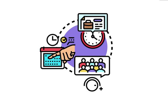 Business team managing the strategic planning and phased implementation of new application software, focusing on user experience and timely deployment