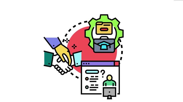 Business concept depicting individuals collaborating and implementing theoretical understanding into practical application for improved company strategy, agreement, and overall progress