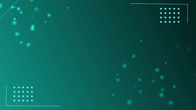 Abstract gradient background with diagonal light bars glowing dots and corner decorations for modern design animation