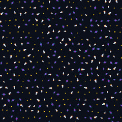 Space pattern with floating rockets and Saturn planets © Abdulla