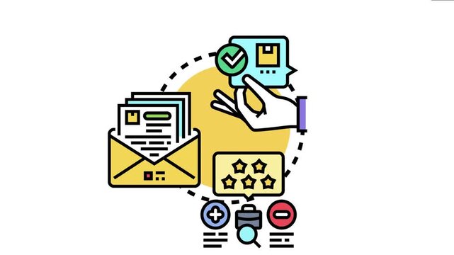 Business hand holding approved document for new project, checking quality standards, and evaluating feedback for successful planning and implementation