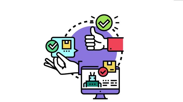 Consumers approving new product selections, voting for choices, and making decisions within a digital selection process using a computer and mobile device, symbolizing a modern decision making flow