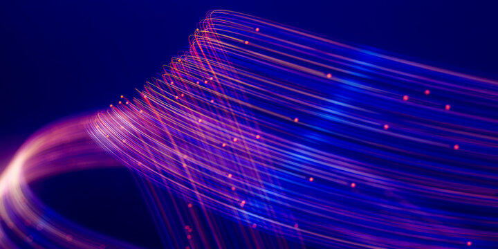 3D High Speed Digital Network Flow