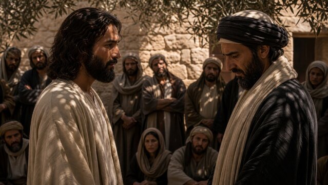 A lawyer asks Jesus Christ: "And who is my neighbor?" Biblical lesson about love, compassion, mercy, faith, and the meaning of being a good neighbor.
