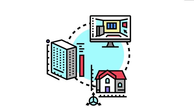 Architectural templates assisting modern building design software and planning processes for diverse residential and commercial construction projects