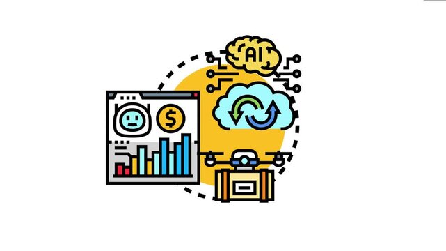 Artificial intelligence and cloud technology are transforming global commerce, enabling efficient data analysis, automated processes, and drone delivery logistics