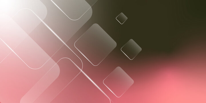 Abstract Green and Pink Glass Square Background Wallpaper