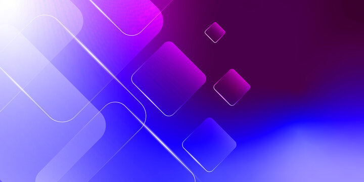 Abstract Magenta and Blue Glass Square Background Wallpaper