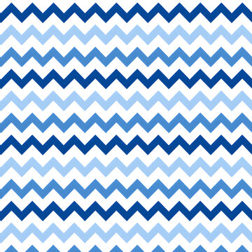 Blue Zig Zag Pattern
