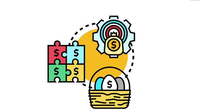 Financial asset allocation planning involves managing investment capital across different securities and industries, diversifying resources to optimize returns and mitigate market risks