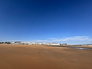white andalusian village Conil de la Frontera with the beautiful beaches of the Costa de la Luz on the Atlantic coast at the mouth of the Rio Salado river, Andalusia, Costa de la Luz, Spain © keBu.Medien