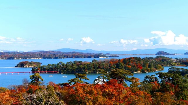 秋の日本三景 松島【宮城県宮城郡松島町】