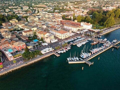 Bardolino and Lake Garda Aerial View