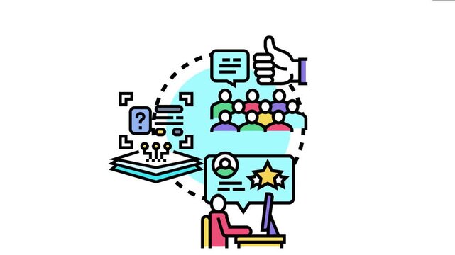 Audience feedback dashboard representing a comprehensive system for collecting, analyzing, and visualizing valuable customer insights and recommendations to improve business performance