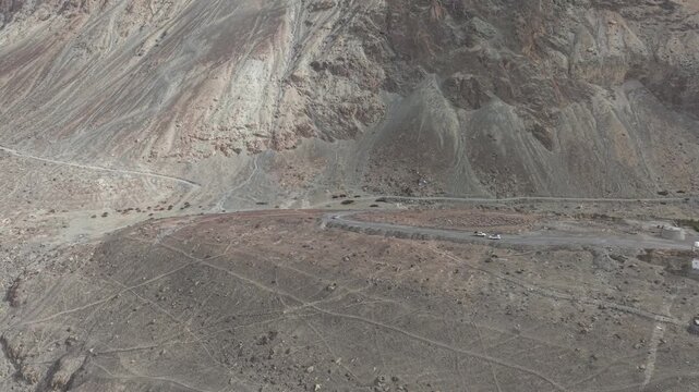Aerial View of Diskit Monastery in Nubra Valley, Ladakh