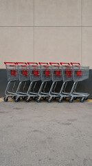 shopping carts in a supermarket © Kaif &akhawat