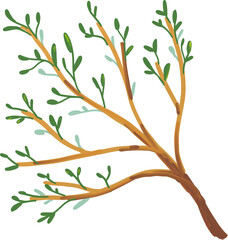 Fototapeta premium Hand Drawn Tree Branch