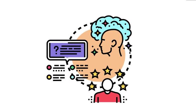 Customer leaving feedback through a survey, authenticating experiences, providing a rating and expressing opinions for service quality and user satisfaction