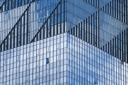 Architecture details Modern Building Glass facade Business background