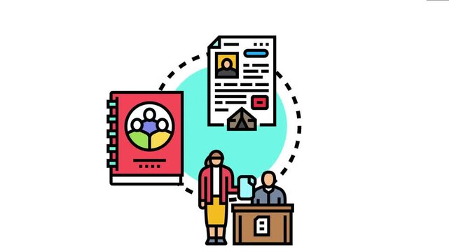 Authorization to act document concept legal power, agent representation, notary services, and official paperwork for proxy agreement and delegated authority