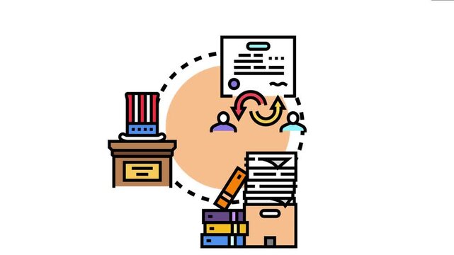 Authorized representative letter defining legal delegation and formal agency, symbolizing official power, government affairs, and important document processing