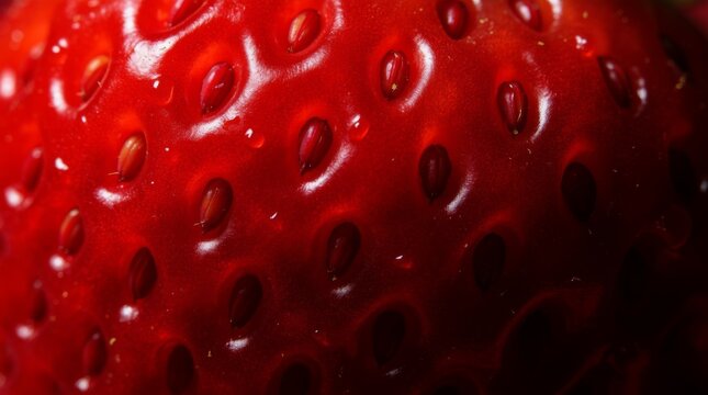 close up of strawberry