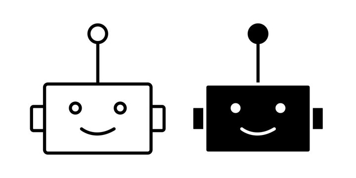 Bot icon vector logo collection