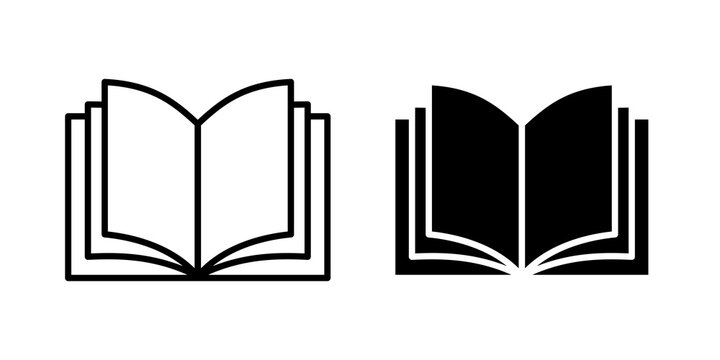 Open textbook icon for infographic projects