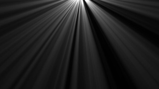Glowing light rays burst on transparent background. Isolated white light rays animation. Shine or sun effect on black screen. sun light lens flares art animation background, white light rays looping