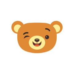 Fototapeta premium Teddy Bear Head