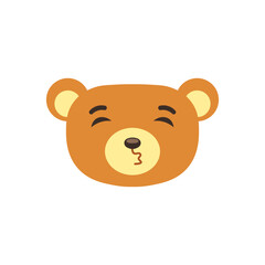 Fototapeta premium Teddy Bear Head