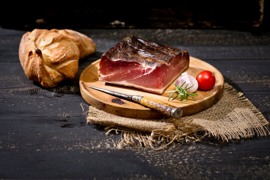 Speck with Italian white bread