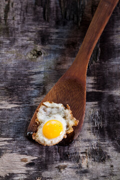 Fried quail egg