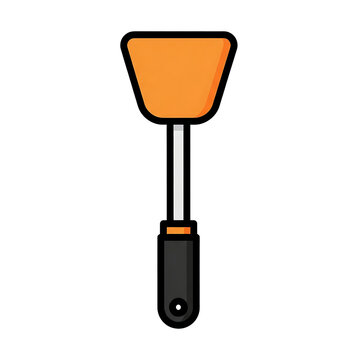 Kids cooking class spatula icon vector illustration