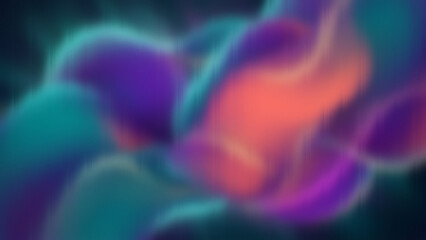 Obraz premium Abstract Blurred Colorful Fluid Wave