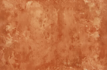 Fototapeta premium Photo of Old ancient orange plaster wall. Background texture for backdrops or mapping