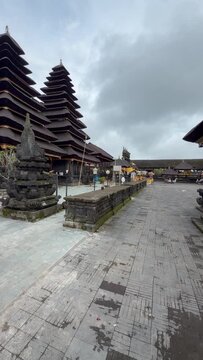 Inside of Besakih Temple. It is a pura Hindu temple.
Besakih, Bali, Indonesia
