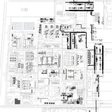 Giant Wastewater Treatment Plant Complex for Industrial and Municipal Water Recovery