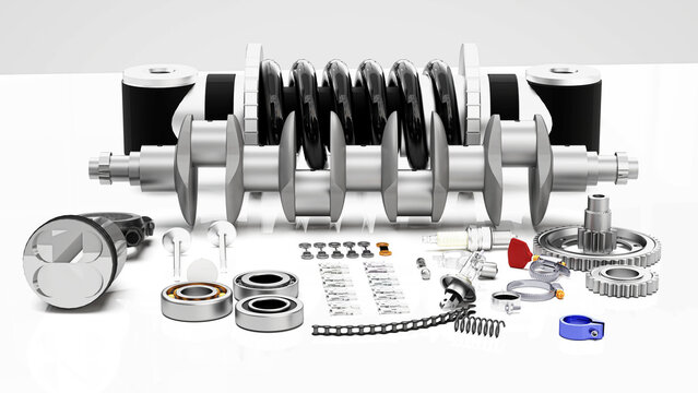 Automotive Mechanical Components, Brake Discs, Connecting Rods, Ignition Coil and Engine Parts
