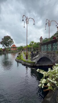 Taman Tirta Gangga. It is a former royal palace in eastern Bali,Amlapura, Bali, Indonesia