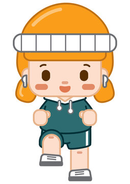 Girl Running