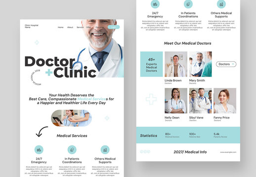 Medical Email Newsletter Layout 