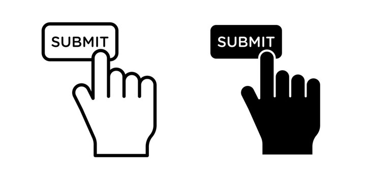 Submit button icon collection for website