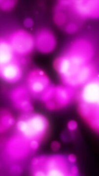 Abstract magenta background with soft glowing pink and white lights creating a dreamy blurred bokeh effect.
