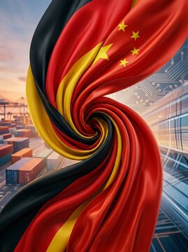 Trade, Manufacturing, and Logistics of Germany and China. Industrial production, automotive exports, supply chains, and international economic relations